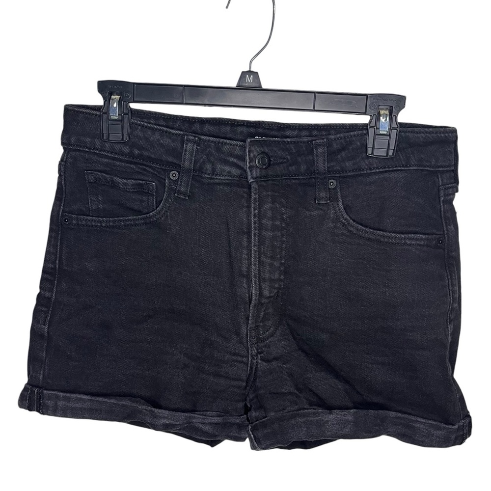 Black High Rise Shorts